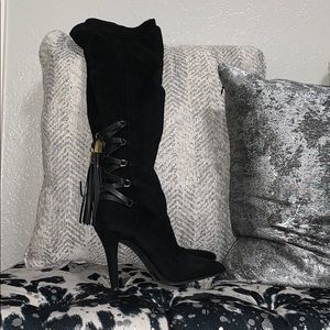 BCBGeneration Black Suede Boots SZ. 6.5